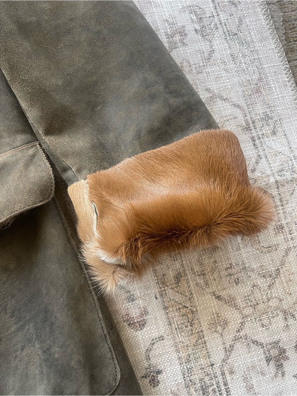 Pal Zileri Natural Leather Fur Coat - Picture 7 of 14